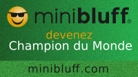 Jessica joue au Minibluff